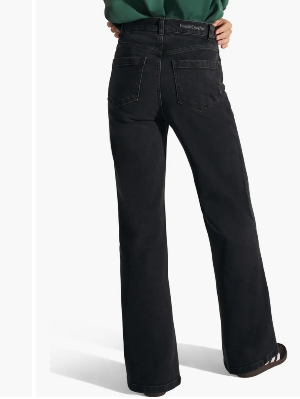 Favorite Daughter the jordie Black High-Rise Flare Jeans